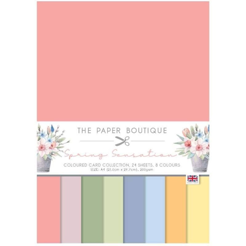 The Paper Boutique Spring Sensation Colour Card Collection