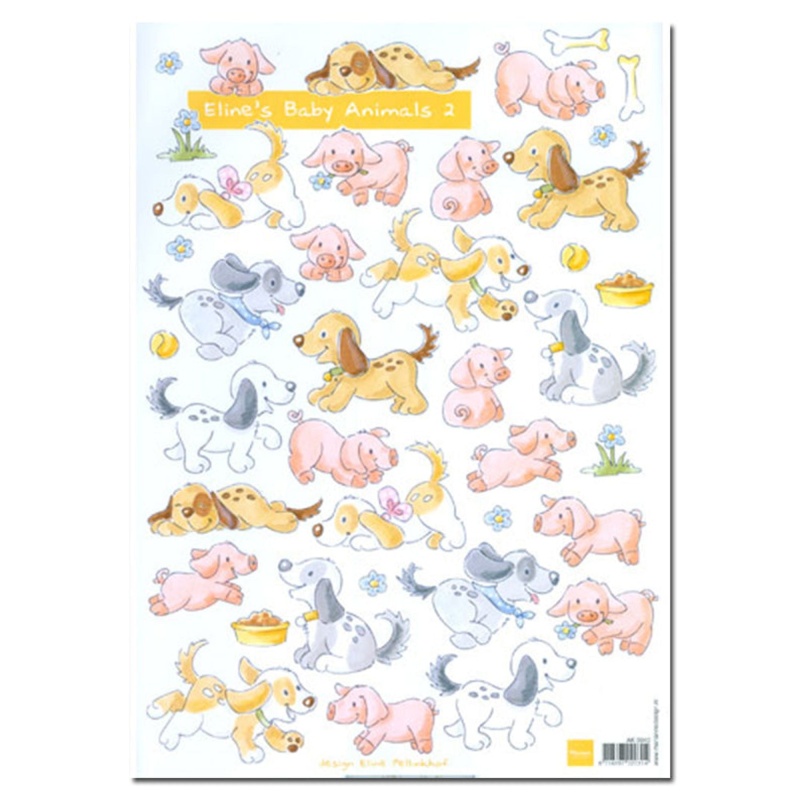 Baby Animal 2-Puppies And Pigs