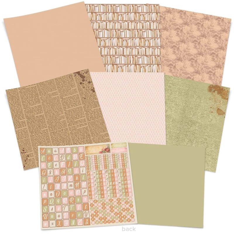 Ciao Bella The Muse Patterns Pad 12"X12" 8/Pkg