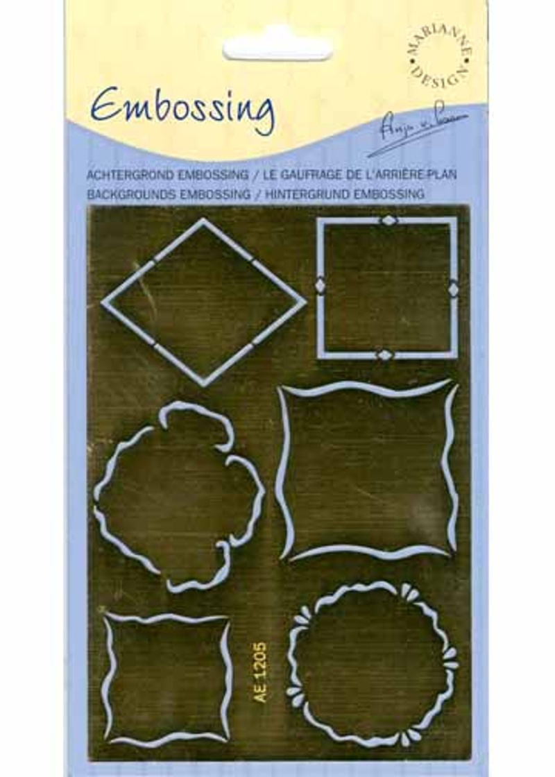 Mini Frame And Embossing Stencil(Ae1205)