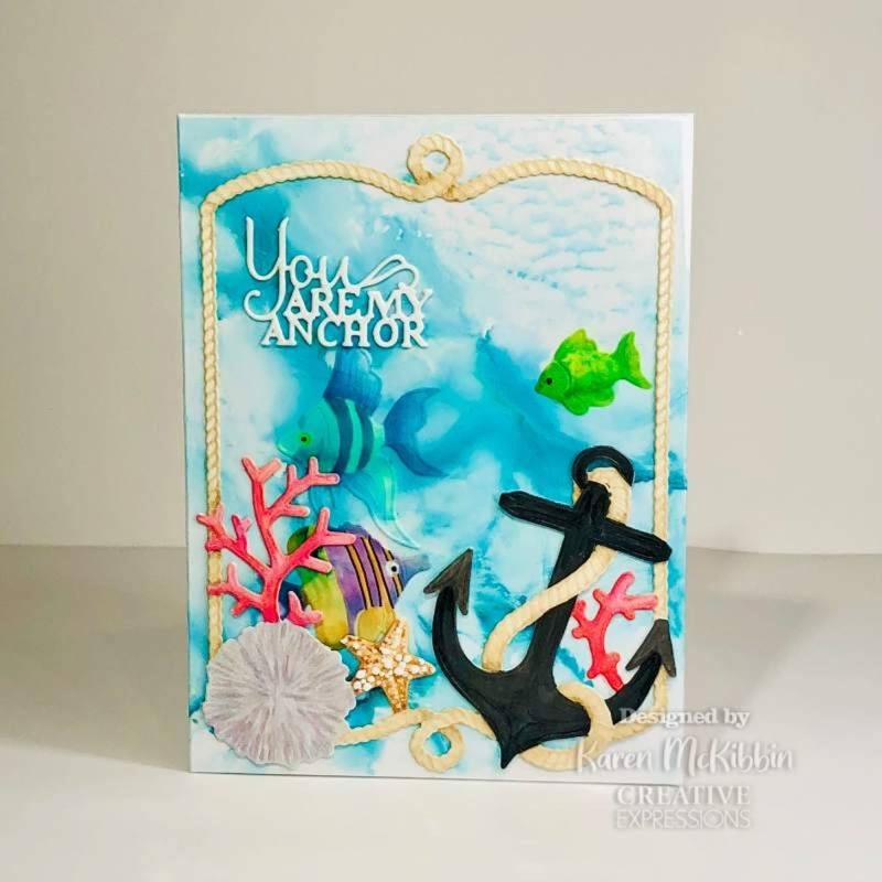 Creative Expressions Sue Wilson Necessities Under The Sea Creatures Craft Die