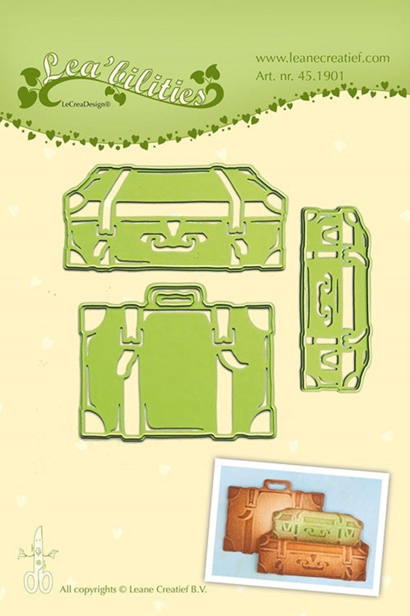Lea'bilities Suitcases Cut And Embossing Die