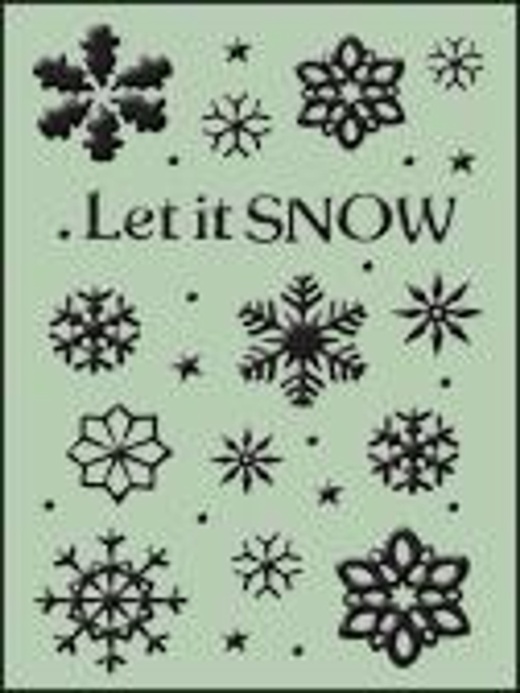 Let It Snow Embossing Folder - Buy Online from Crafts-Too