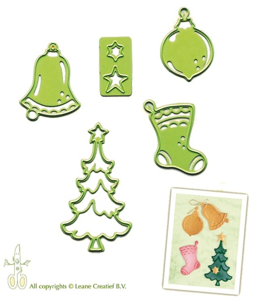 Lea'bilities Embossing And Cutting Die - Christmas Ornaments Small