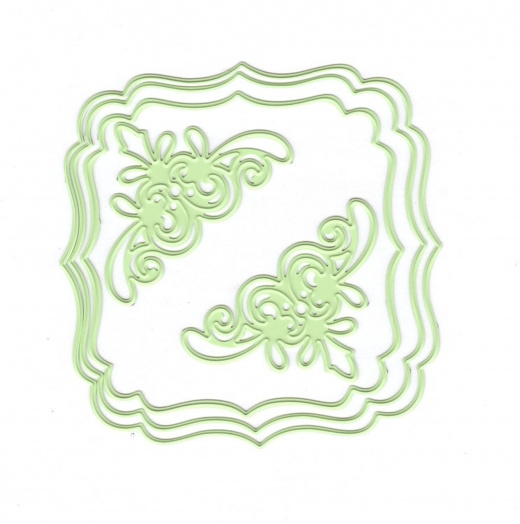 Lea'bilitie Corner Frame Vintage-Cut And Embossing Die