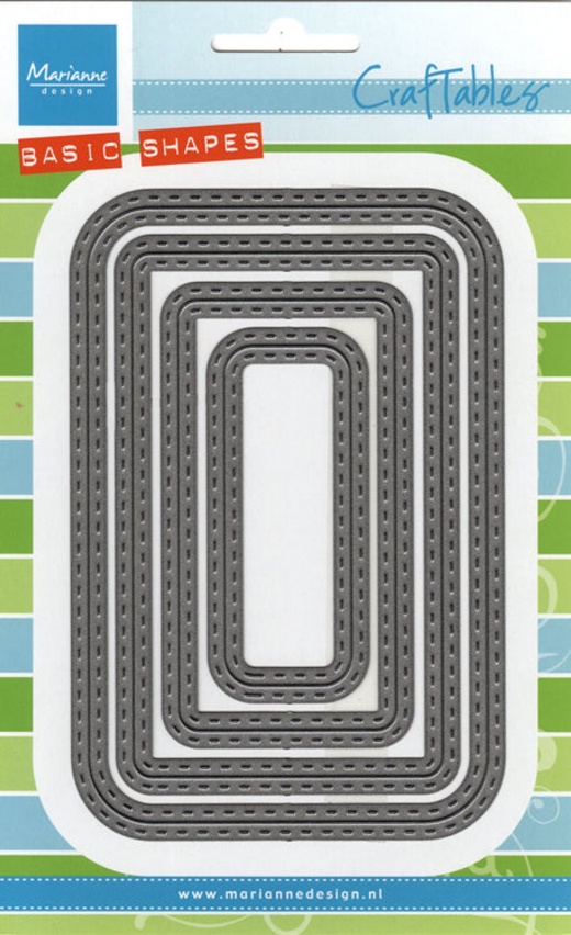 Marianne Design Craftables Dies - Basic Stitch Rectangle