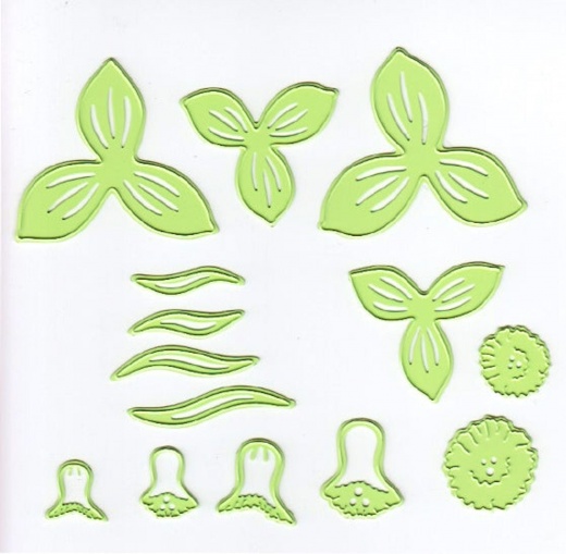 Lea'bilities Multi Flower Daffodil Embossing And Cutting Die