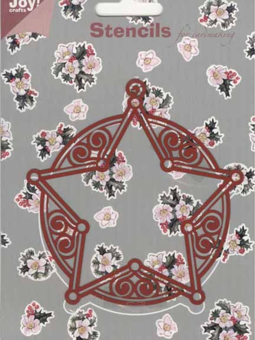 Joy! Crafts Stencil Christmas Star Ornament