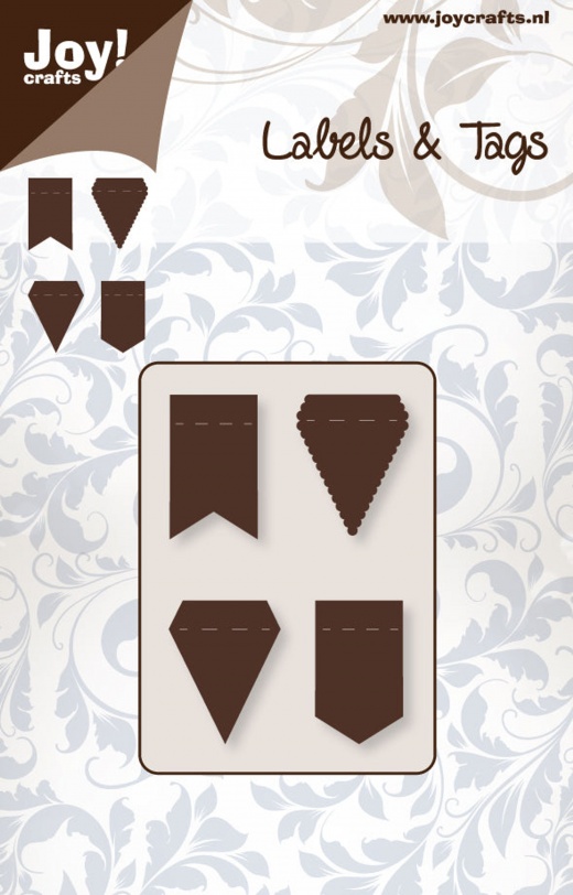 Joy! Crafts Dies - Labels & Tags Flags