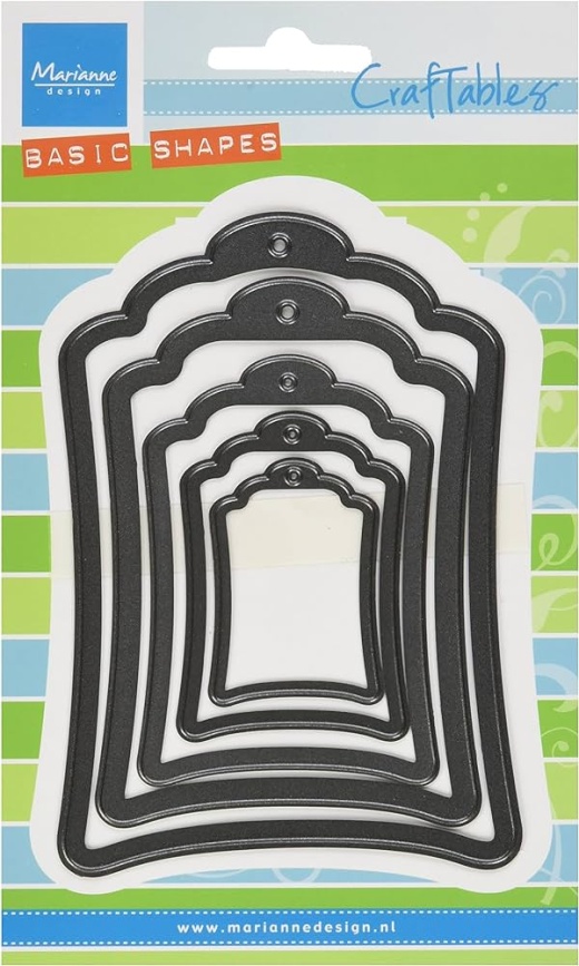 Craftables Dies - Labels Basic Shape by Marianne Design