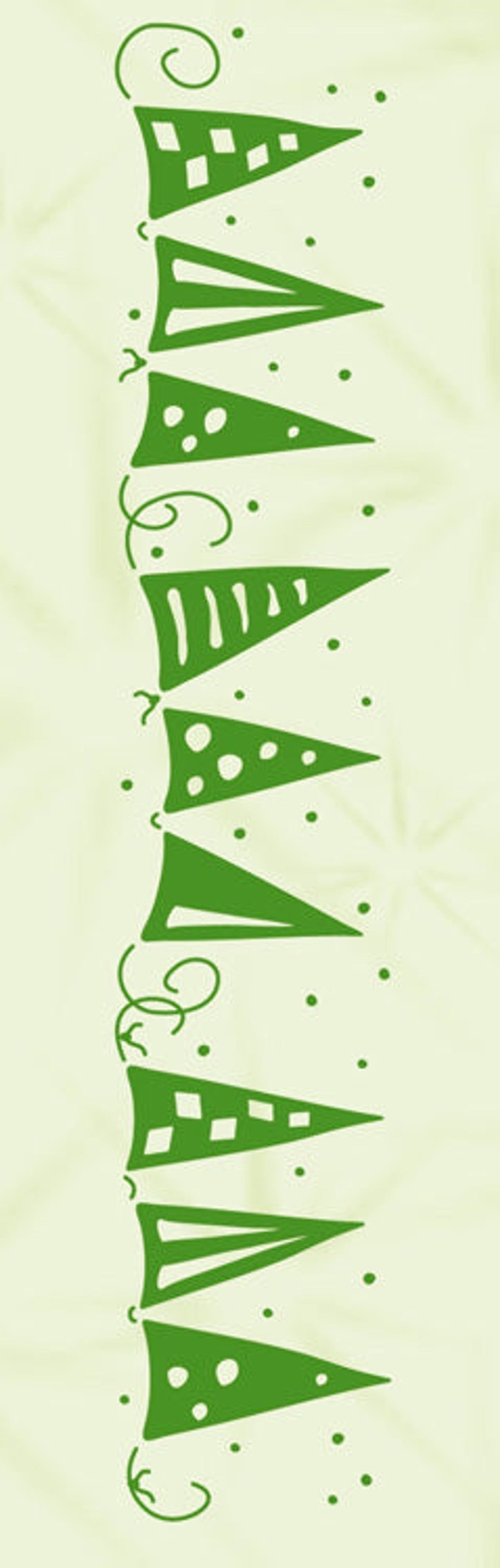 Border Embossing Folder Flags