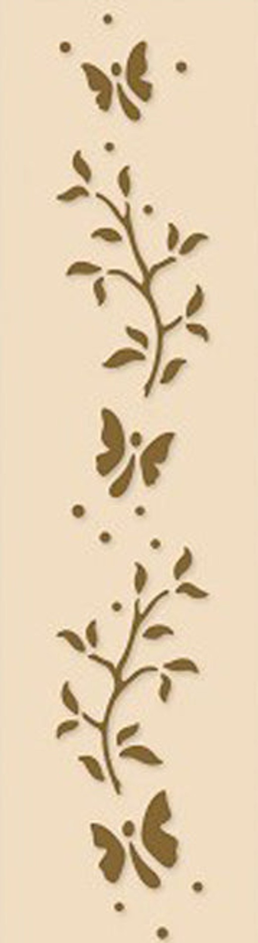 Lea'bilities Border Embossing Folder - Branch