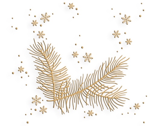 Embossing Folder Christmas Branch