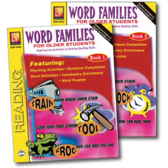 Power Pen Learning Cards: Word Families