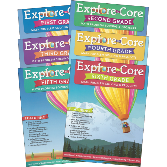 Explore The Core: Math Problem Solving & Projects (6-Book Set)