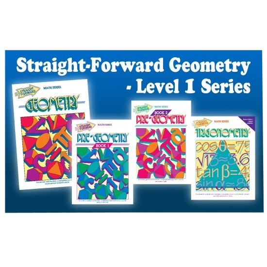 Straight Forward Geometry: 4-Book Set