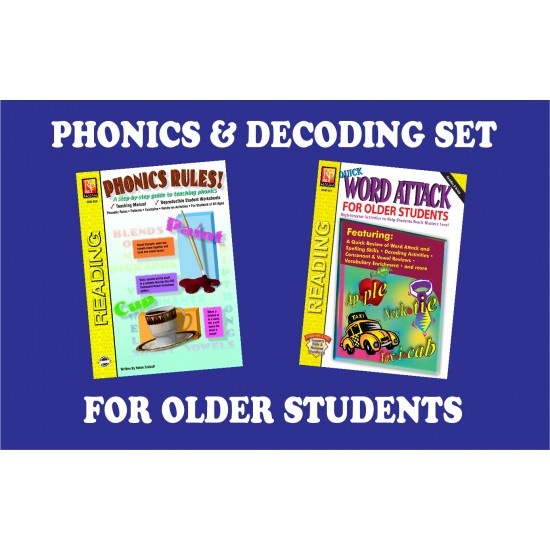 Phonics And Decoding For Older Students Bundle (2-Book Set)