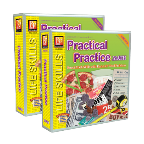 Practical Practice Math Program (Both Binders)