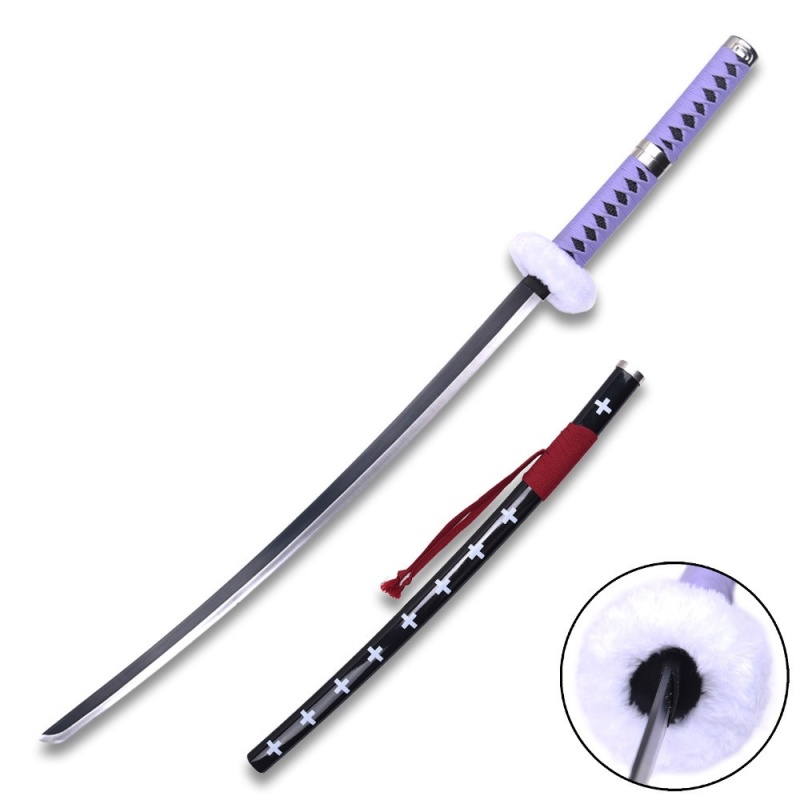 One Piece Anime Surgeon Of Death Doctor Trafalgar Law Purple Sword 54"