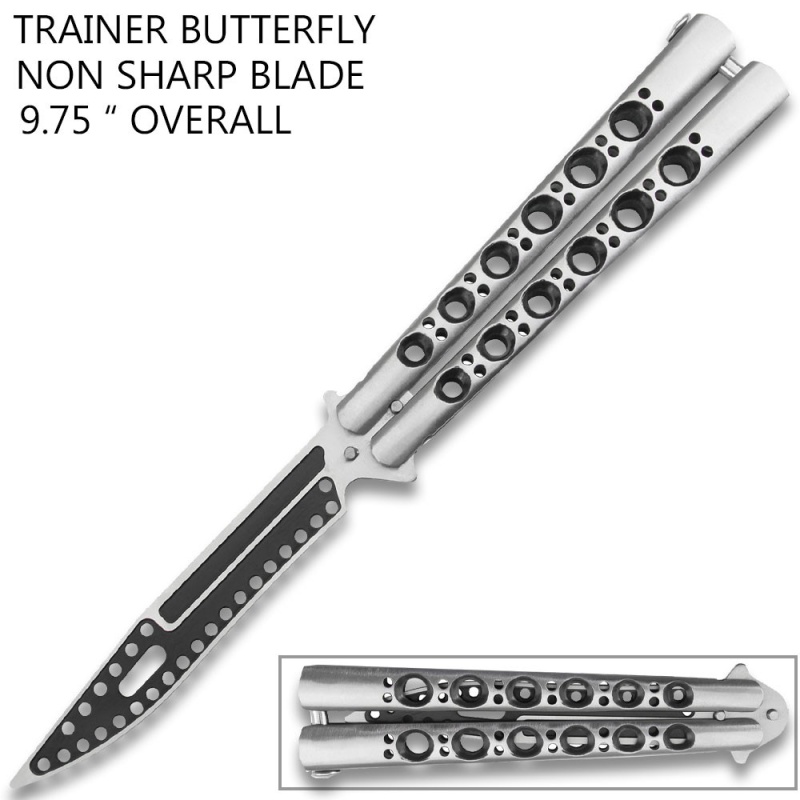 Non-Sharp Butterfly Black And Silver Blade Ltd. Edition