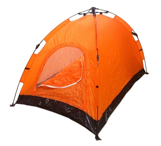 2 Person Instant And Automatic Pop-Up Camping Tent - Orange
