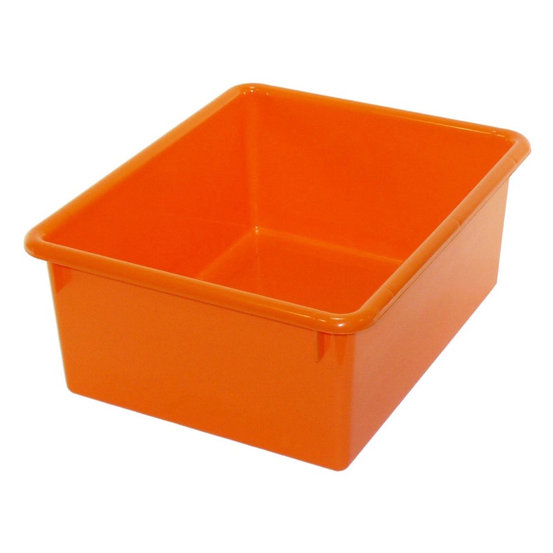 Stowaway Letter Box Orange No Lid 13-1/8 X 10-1/2 X 5-1/4