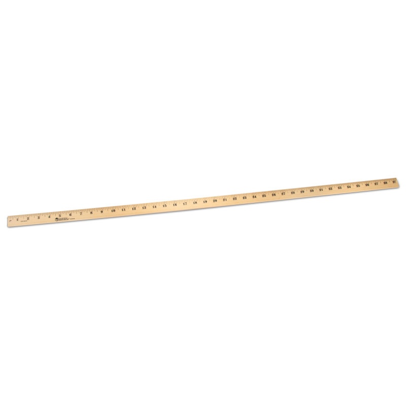 (Pack of 10) 39 Wood Double-Sided Meter Stick Yardstick/Meterstick Ruler  39 Inches 100 Centimeters Thick High Quality Sticks