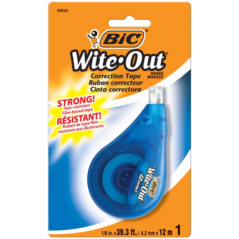 Bic Wite Out Ez Correct Correction Tape Single