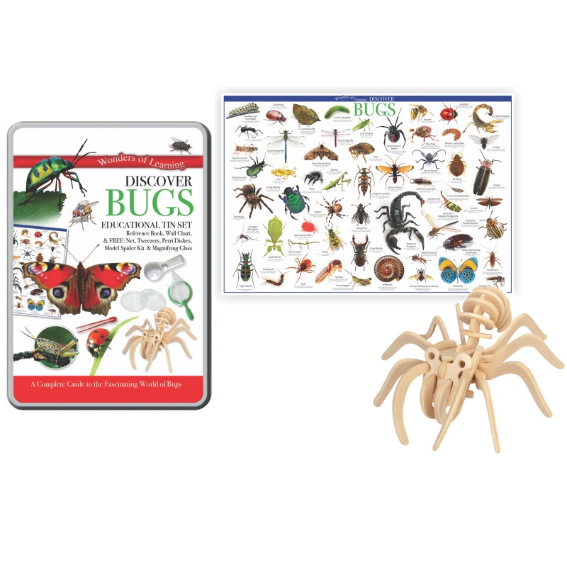 Tin Set Discover Bugs Wonders Of Learning