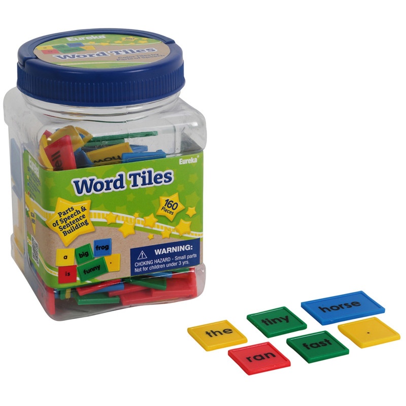 Word Tiles Parts Of Speech 160Ct Color Coded