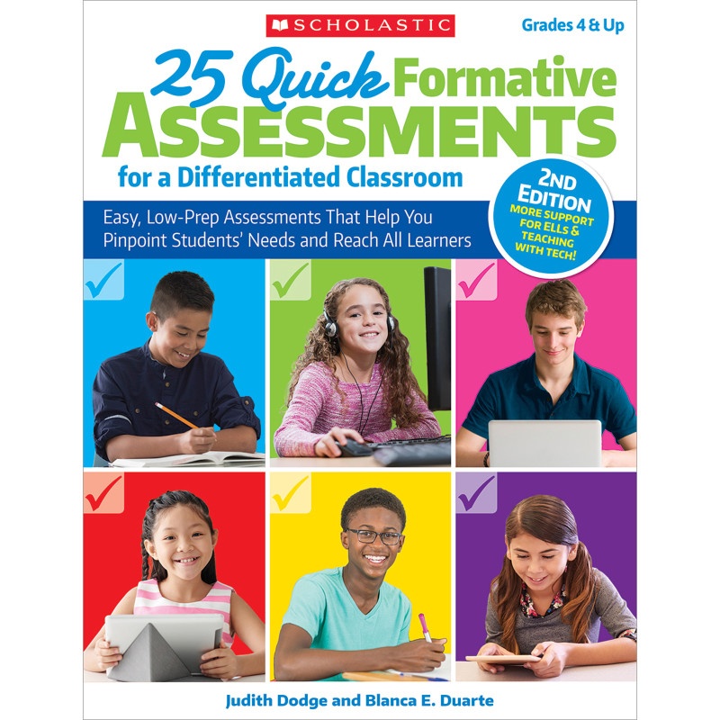 25 Quick Formative Assessments Differentiated Classroom