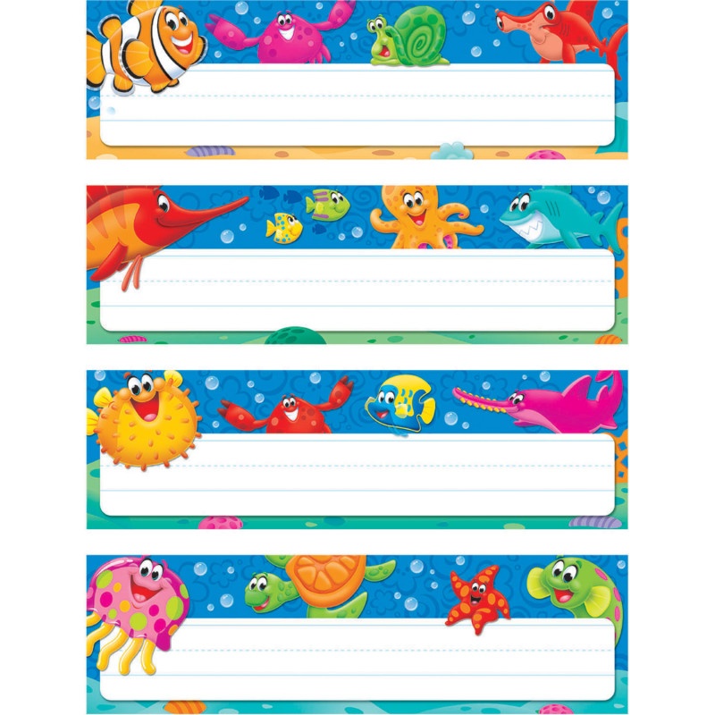 Sea Buddies Desk Toppers Name Plates Variety Pack
