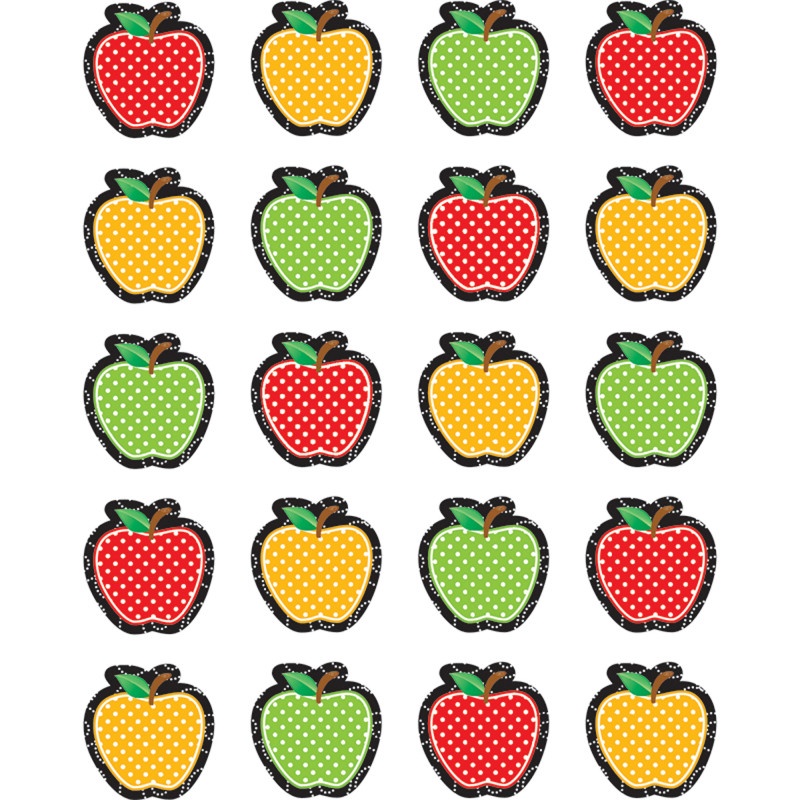Dotty Apples Stickers Die Cut