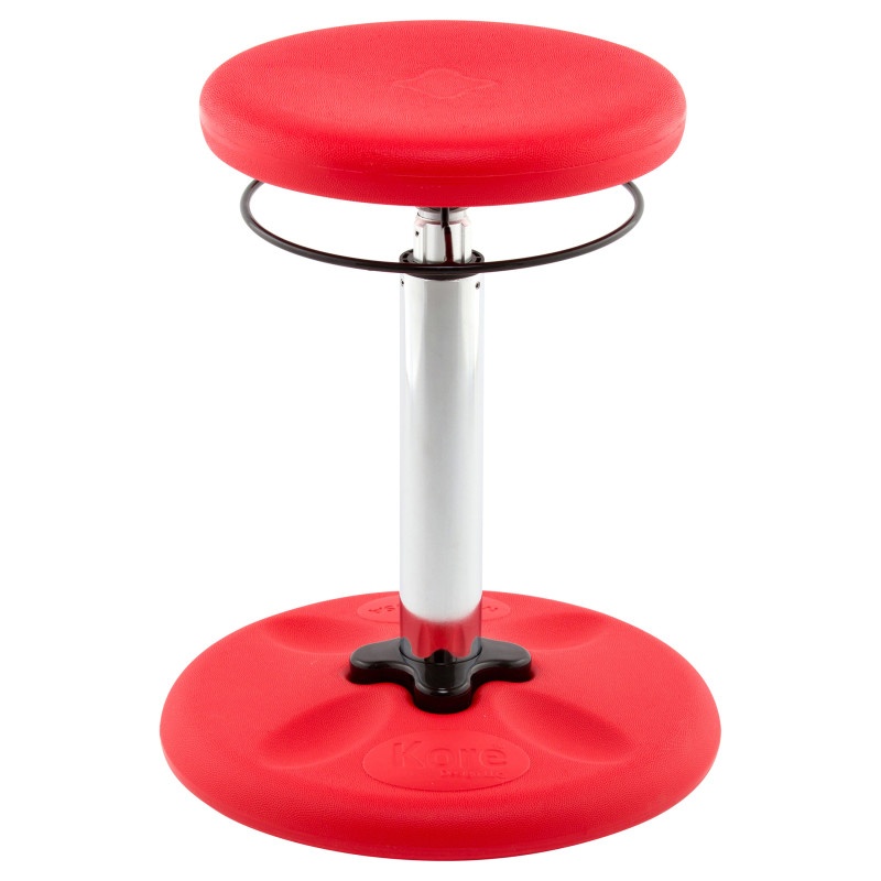Kids Adjustable Wobble Chair Red 15.5In-21.5In