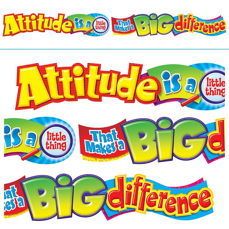 Attitude Is A Little Thing 10Ft Horizontal Banner