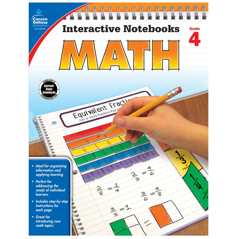 Interactive Notebooks Math Grade 4 Resource Book