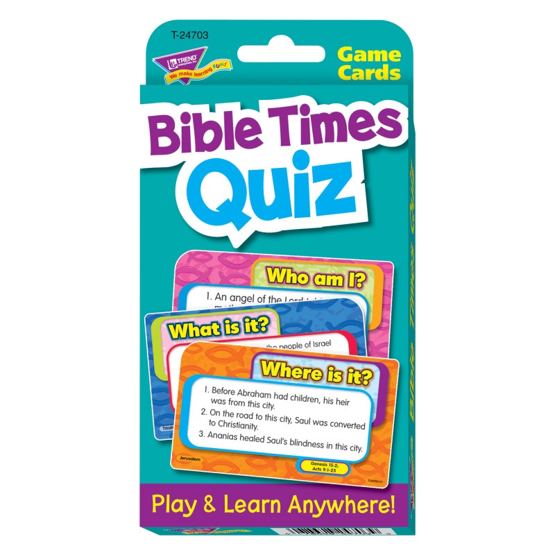 Challenge Cards Bible Times Quiz