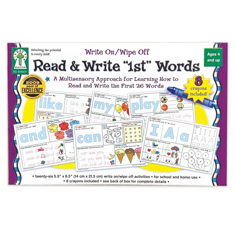 Write On/Wipe Off Read & Write 1St First Words Ages 4+