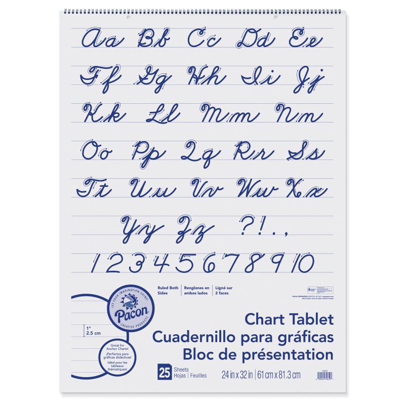 Chart Tablet 24X32 1 Ruled 25 Ct