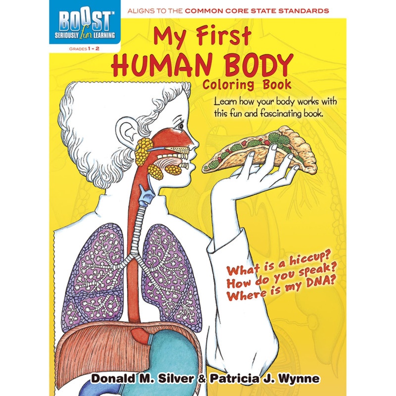 Boost My First Human Body Coloring Book Gr 1-2
