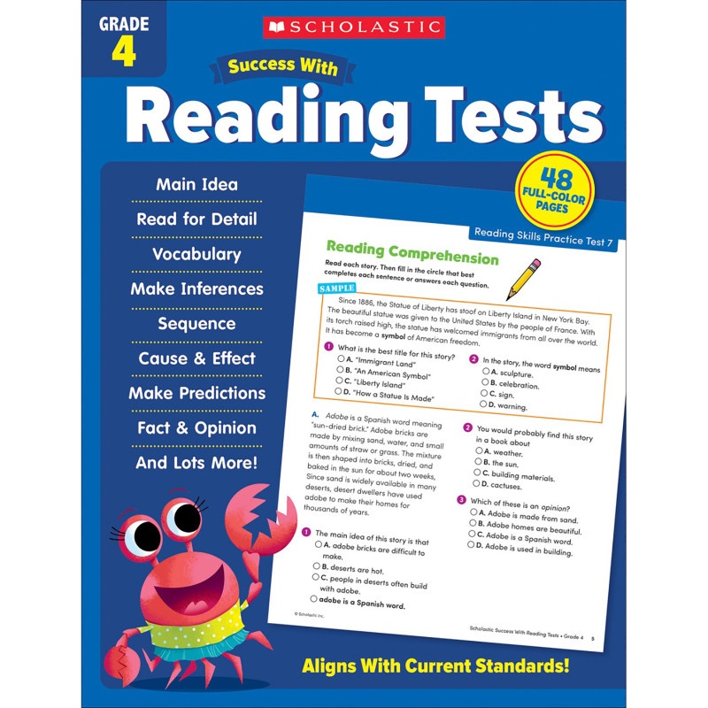 Success With Reading Tests Gr 4