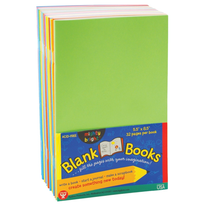 Mighty Bright Books 10Ct 5.5X8.5 32 Pages Assorted Colors