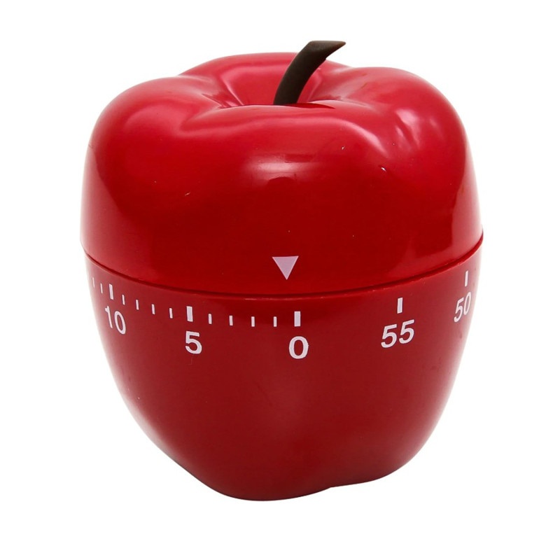 Red Apple Shaped Timer