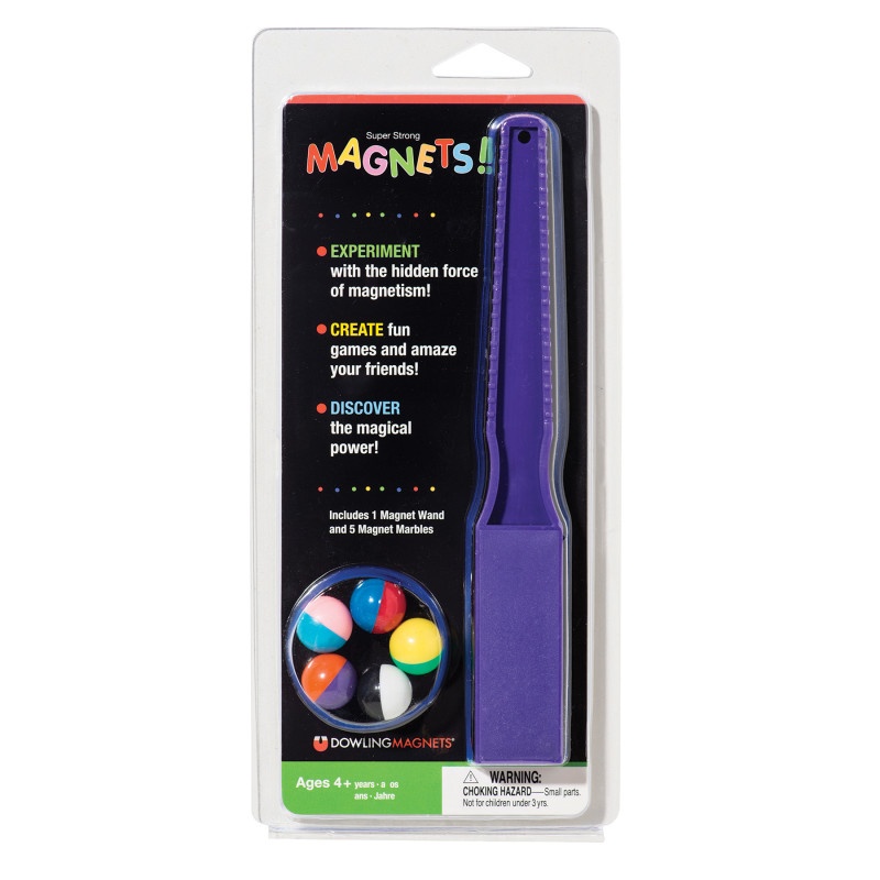 Magnet Wand And 5 Magnet Marbles