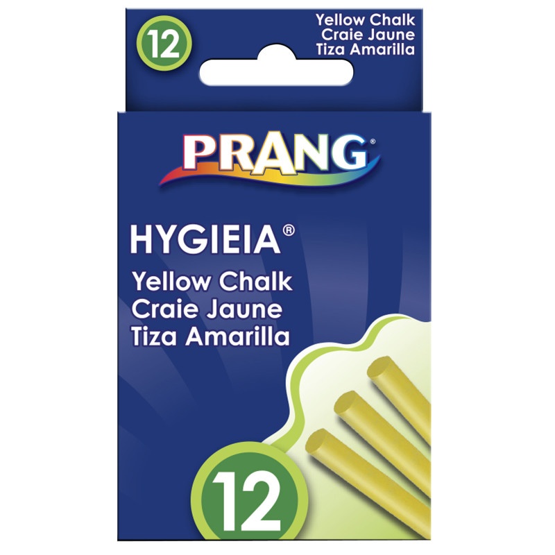 Hygieia Dustless Board Chalk Easy Yellow