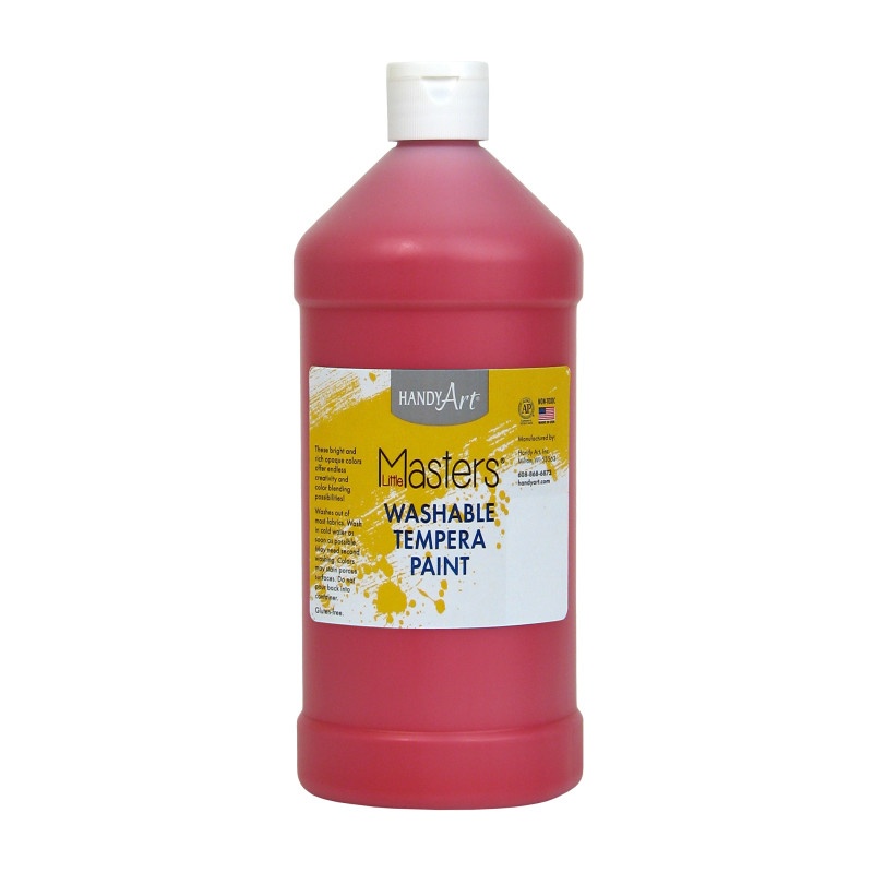 Little Masters Red 32Oz Washable Paint