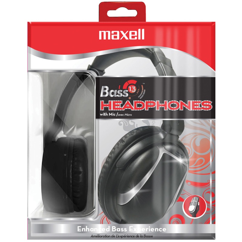 Maxell Bass13 Headphones With Mic