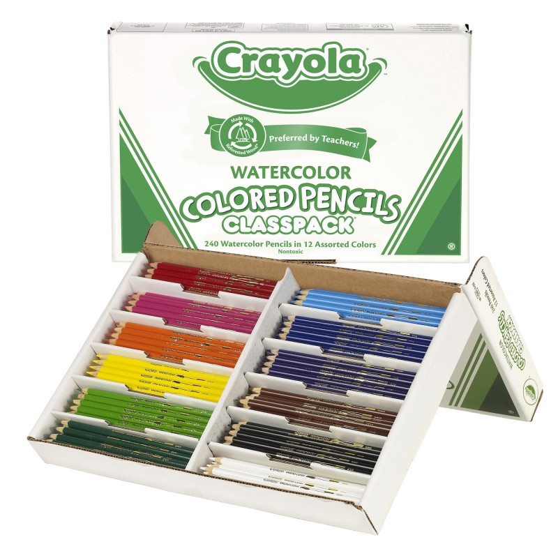 Crayola Watercolor Pencil 240 Ct Classpack