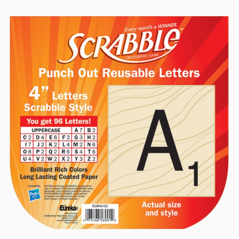 Scrabble Letters Deco Letters