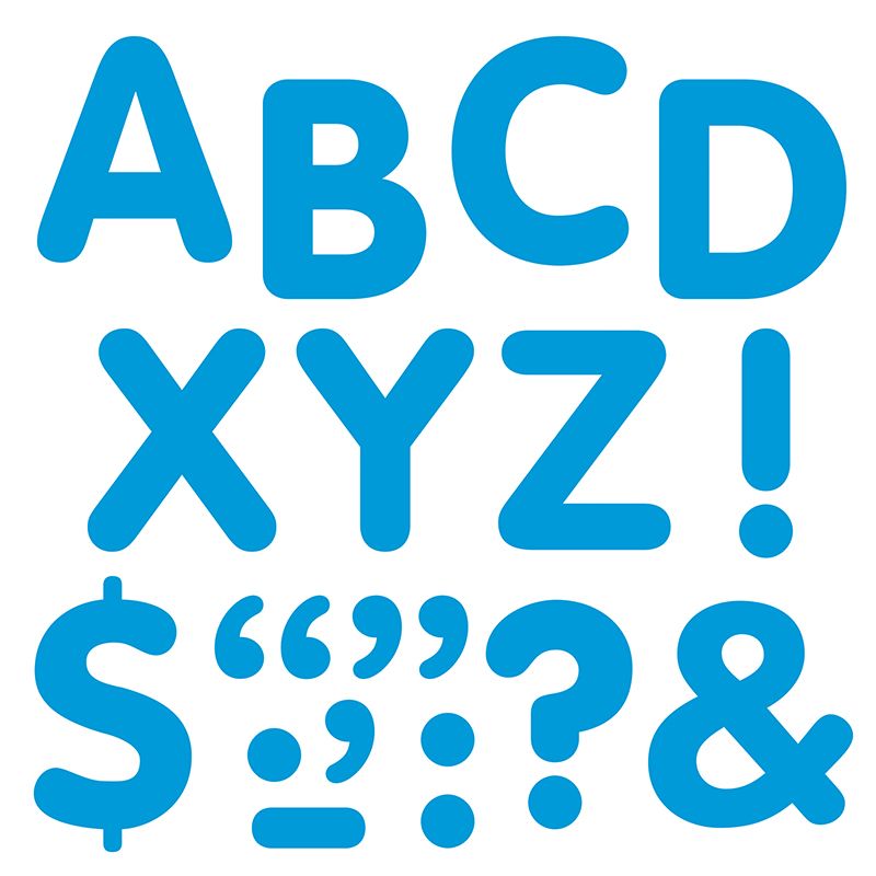 Stick-Eze 2 In Letters & Marks Blue